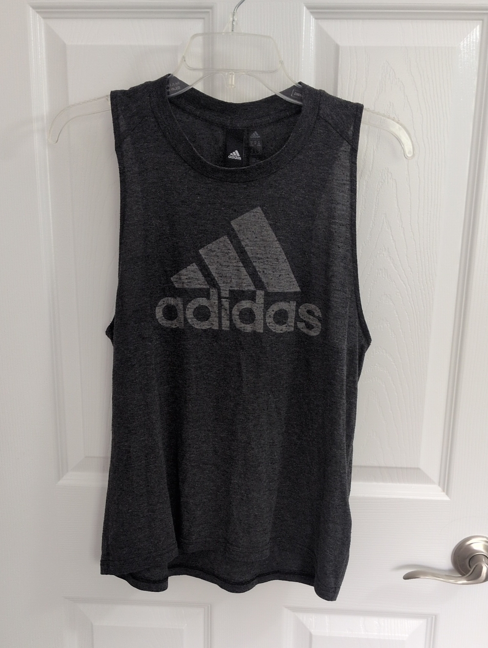 Adidas Women's Future Icons Winners 3.0 Tank Top - Charcoal Gray - M